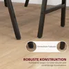 HOMCOM Bartisch mit Barhocker Set, Küchentisch, 5-teilig Produktbild-Vorschau 6