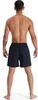 Rear view of a man wearing blue swim shorts. Produktbild-Vorschau