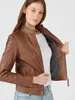 Mustang Lederjacke Blanca Damen cognac 3XL Produktbild-Vorschau 8