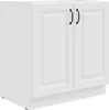 Unterschrank 80 cm Stilo Weiss Küchenzeile Küchenblock Produktbild-Vorschau 1