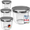 100x WELLGRO Einmachgläser 230ml – Schraubdeckel TO82 Produktbild-Vorschau 1