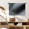 MuchoWow® Wandteppich Wandbehang Leder - Textur - Schwarz - Produktbild-Vorschau 6