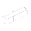 Skye Decor, Neon Illuminated - Travertine, Meubles TV, Voir les images du produit 6