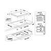 Whirlpool WL B4560 NE/W Bianco Piano di cottura a induzione Anteprima dell’immagine prodotto 4