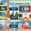 tillvex Poolsauger Orange/Anthrazit mit Akku & Produktbild-Vorschau 4