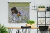 MuchoWow® Wandteppich Wandbehang Mädchen - Blumen - Wiese Produktbild-Vorschau 2
