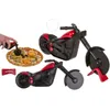 Motorrad Pizzaschneider Biker Pizzamesser Produktbild-Vorschau 14