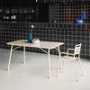 Tavolo da giardino pieghevole in metallo 6 posti, 140cm, Anteprima dell’immagine prodotto 5