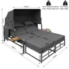 Flieks Gartensofa mit Sonnendach und Ablage, Produktbild-Vorschau 7
