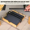 bremermann Rouleau de serviettes en bambou avec poids en Voir les images du produit 5