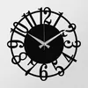 Opviq, Enzoclock - S006, Orologi da parete, nero, metallo, Anteprima dell’immagine prodotto 4