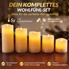 Monzana Candele a LED 5pz Telecomando Timer Senza Fiamma Anteprima dell’immagine prodotto 5