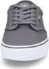 A close-up, front-facing view of a gray Vans Atwood Canvas-Trainer shoe. Produktbild-Vorschau