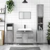 vidaXL Koupelnová skříňka Grey Sonoma 80x33x60 cm Dřevěný Náhled obrázku produktu 2