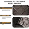 MeXo Gartenmöbel Set Polyrattan Essgruppe 7 Teile Lounge Produktbild-Vorschau 10