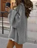 ASKSA Damen Strickjacke Knopfleiste Strickpullover Elegant Produktbild-Vorschau 6