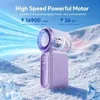 Mini Ventilator mit 6 Stufen, LED Display USB-C, 3000mAh Produktbild-Vorschau 2