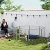 PawHut, ohrádka pro štěňata, výška 80 cm, 8 dílů, ocelová Náhled obrázku produktu 2