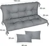 Auflage für Hollywoodschaukel 100x50x50 Gartenbankauflage Produktbild-Vorschau 2