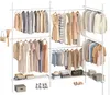 SONGMICS Kleiderständer deckenhoch, 3-stufige Garderobe, Produktbild-Vorschau 2