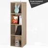 CASARIA® Libreria a 4 Scomparti 106x30x30cm Portata 40kg Anteprima dell’immagine prodotto 10