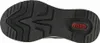 The sole of a black shoe with a red logo. Produktbild-Vorschau