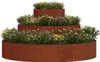 vidaXL Fioriera da giardino marrone 120 x 120 x 20 cm Anteprima dell’immagine prodotto 2