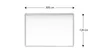 Bílá magnetická tabule 300x120cm + MMG Náhled obrázku produktu 11