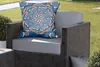 MuchoWow® Outdoor Kissen - Mandala - Orange - Muster - Produktbild-Vorschau 5