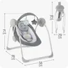 MoMi LISS – Elektrische Babywippe klappbar mit Timer, 5 Produktbild-Vorschau 7