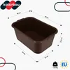 KOTARBAU® Mörtelkübel eckig 45 L Braun Kunststoff Produktbild-Vorschau 3