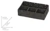 WENKO Organizer mit 4 Fächern Box Ablage 26x6,5x17cm Bad Produktbild-Vorschau 6