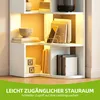 YITAHOME Bücherregal mit LED, Eckregal mit 6 Ebenen, 64 x Produktbild-Vorschau 5