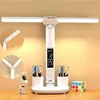 Stolná LED lampa s displejom, kresliacimi hodinami, dvoma Náhľad obrázku produktu 7