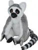 A plush toy lemur is sitting and facing forward against a white background. Produktbild-Vorschau