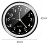 Noční světlo do auta, mini hodiny, černé, 40 mm (s Náhled obrázku produktu 4
