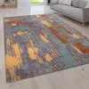 Hochflor Teppich Wohnzimmer Shaggy Modern Vintage Produktbild-Vorschau 1