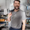 Qualitex Lyocell T-Shirt "iND" schwarz S Produktbild-Vorschau 3