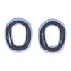 Two blue ear pads for headphones are shown against a white background. Náhled obrázku produktu