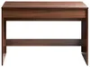 BELIANI Schreibtisch Dunkelbraun Faserplatte 110 x 50 cm Produktbild-Vorschau 6
