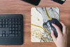 MuchoWow® Mauspad Mousepad Abstrakt - Gold - Natur - Kunst Produktbild-Vorschau 4