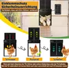 Jayseuw automatická klapka na kuřata, otevírání dveří na Náhled obrázku produktu 4