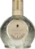 A bottle of Mozart White Chocolate Cream Liqueur, wrapped in silver foil. Produktbild-Vorschau