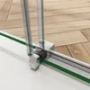 150x195cm Schiebetür Nischentür Duschwand Duschabtrennung Produktbild-Vorschau 7