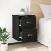 Wand-Nachttisch Schwarz 41,5x36x53 cm Produktbild-Vorschau 3