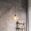 Lampada a Sospensione Ela 27cm in Metallo e Vetro Soffiato Anteprima dell’immagine prodotto 4