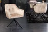 riess-ambiente Design Stuhl LOFT champagner Samt drehbar Produktbild-Vorschau 4