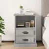 vidaXL Nachttisch Betongrau 43x36x60 cm Produktbild-Vorschau 1