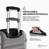 Devillo® Kofferset 4tlg. S-M-L-XL, Silber - Trolley Koffer Produktbild-Vorschau 5