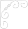 Konzole Twist 130x130mm, 30 kg, bílá Náhled obrázku produktu 3